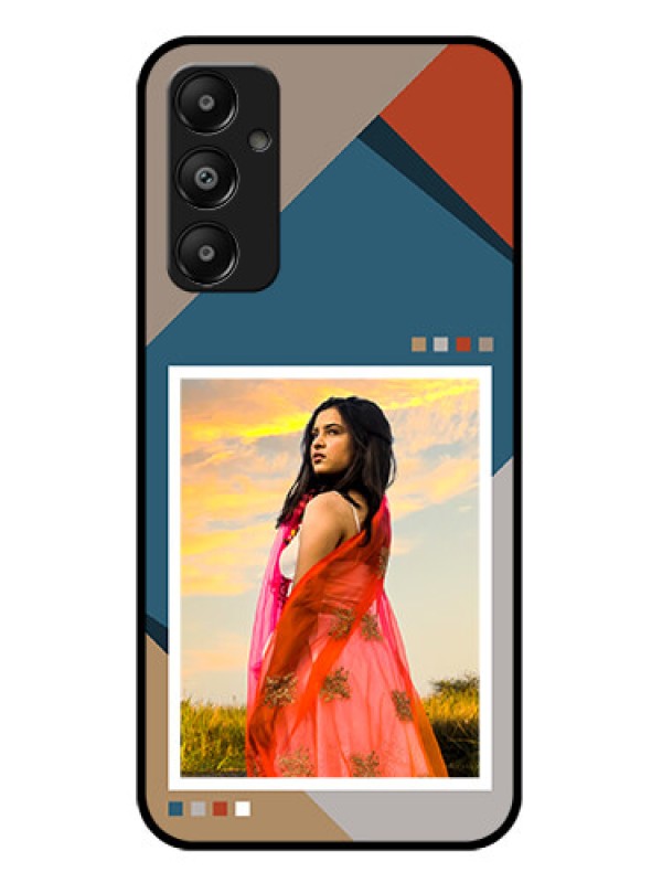 Custom Galaxy A05s Custom Glass Phone Case - Retro Color Pallet Design