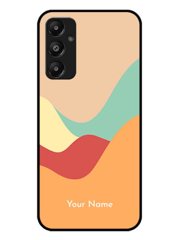 Custom Galaxy A05s Custom Glass Phone Case - Ocean Waves Multi - Colour Design