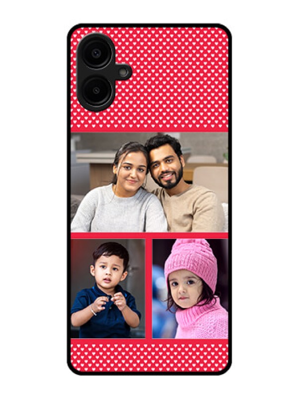 Custom Samsung Galaxy A06 Custom Glass Phone CaseBulk Photo Upload Design