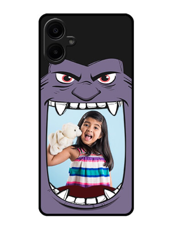 Custom Samsung Galaxy A06 Custom Glass Phone CaseAngry Monster Design