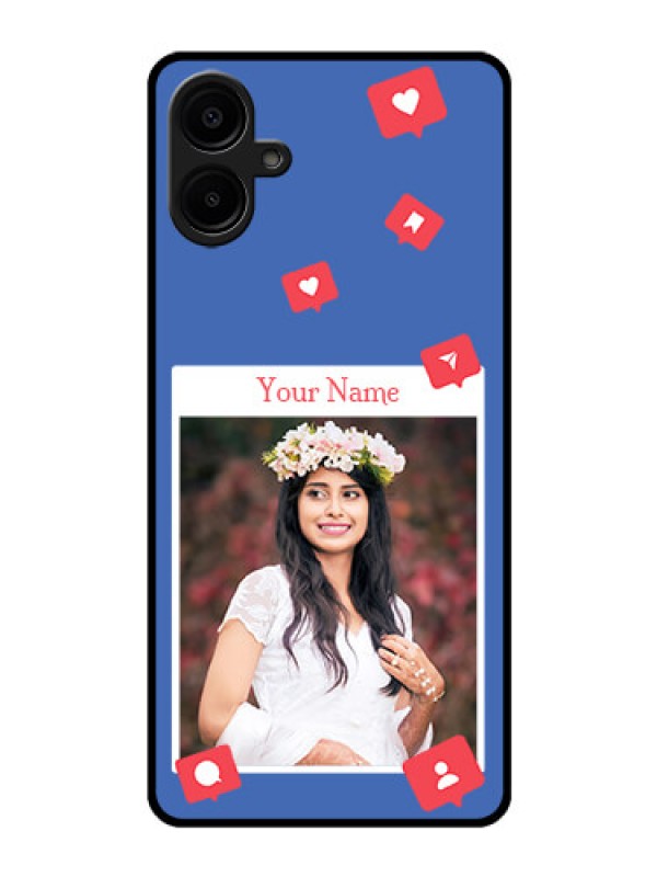 Custom Samsung Galaxy A06 Custom Glass Phone CaseLike Share And Comment Design
