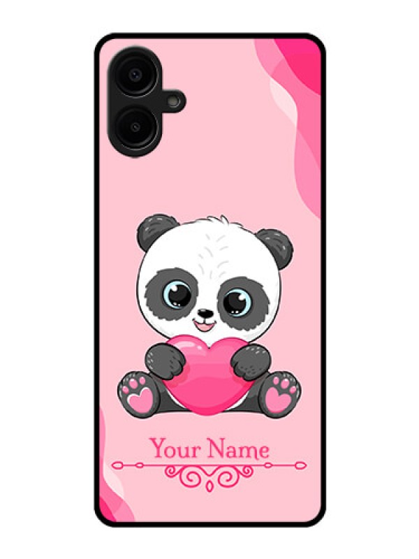 Custom Samsung Galaxy A06 Custom Glass Phone CaseCute Panda Design