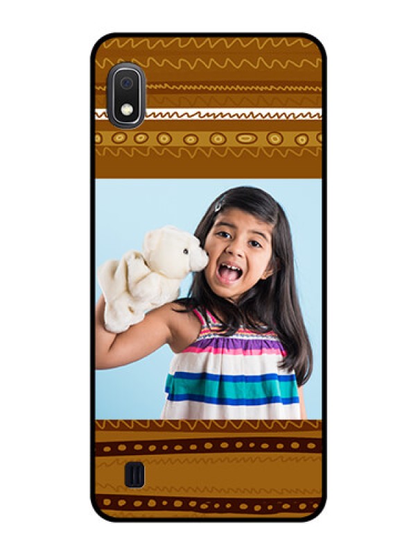 Custom Galaxy A10 Custom Glass Phone Case - Friends Picture Upload Design 
