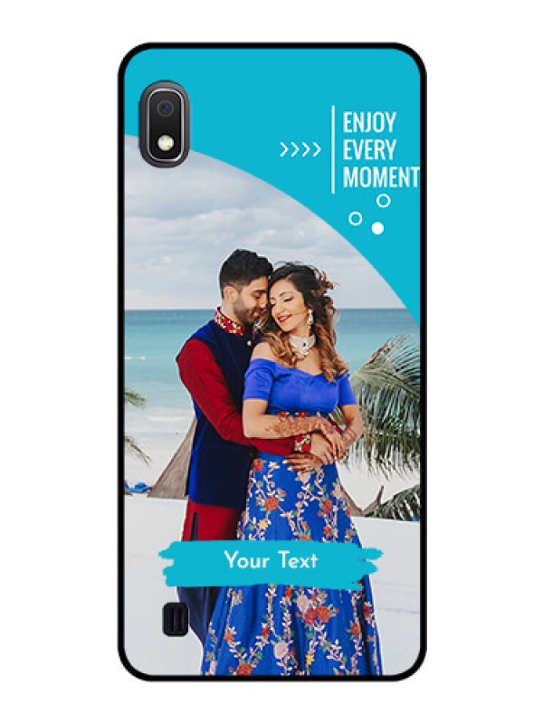 Custom Galaxy A10 Custom Glass Mobile Case - Happy Moment Design