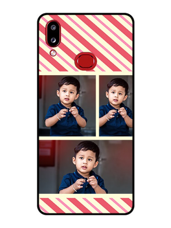 Custom Galaxy A10s Personalized Glass Phone Case - Picture Upload Mobile Case Design