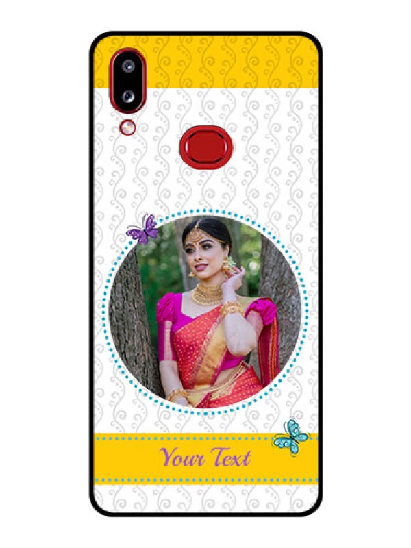 Custom Galaxy A10s Custom Glass Mobile Case - Girls Premium Case Design
