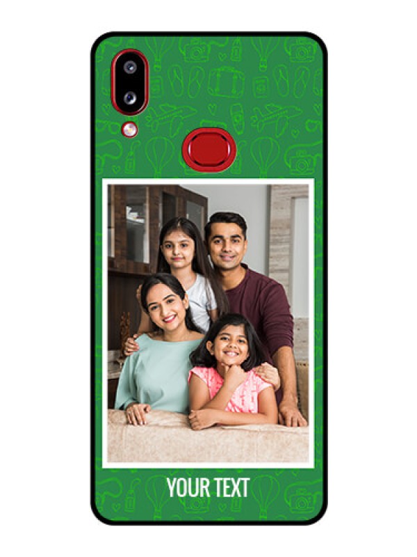 Custom Galaxy A10s Personalized Glass Phone Case - Picture Upload Design