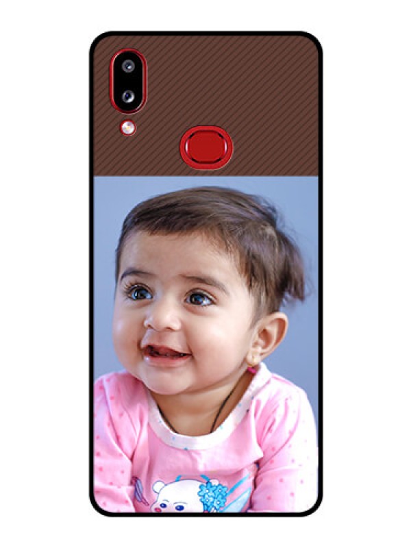 Custom Galaxy A10s Custom Glass Mobile Case - Elegant Case Design