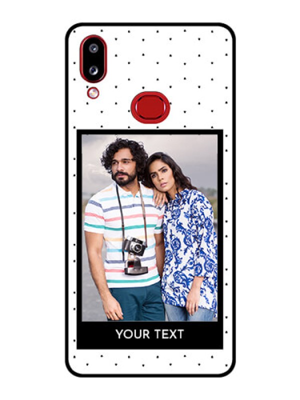 Custom Galaxy A10s Photo Printing on Glass Case - Premium Design
