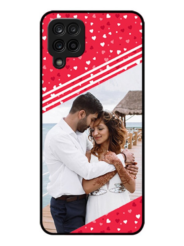 Custom Galaxy A12 Custom Glass Mobile Case - Valentines Gift Design