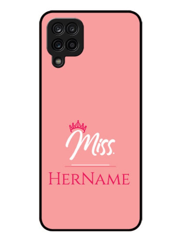 Custom Galaxy A12 Custom Glass Phone Case Mrs with Name