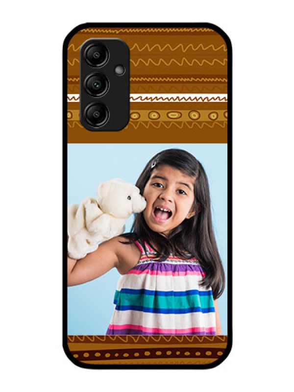 Custom Galaxy A14 4G Custom Glass Phone Case - Friends Picture Upload Design