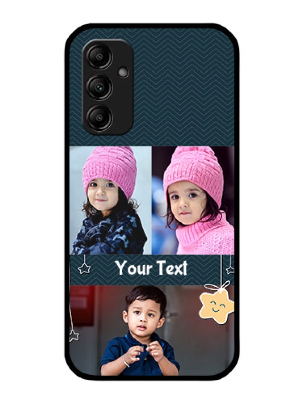 Custom Galaxy A14 4G Custom Glass Mobile Case - Hanging Stars Design