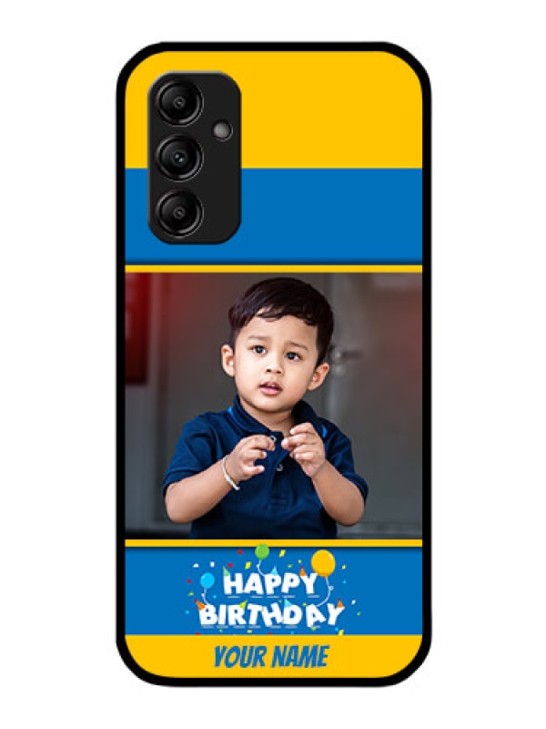 Custom Galaxy A14 4G Custom Glass Mobile Case - Birthday Wishes Design