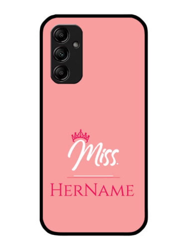 Custom Galaxy A14 4G Custom Glass Phone Case Mrs with Name
