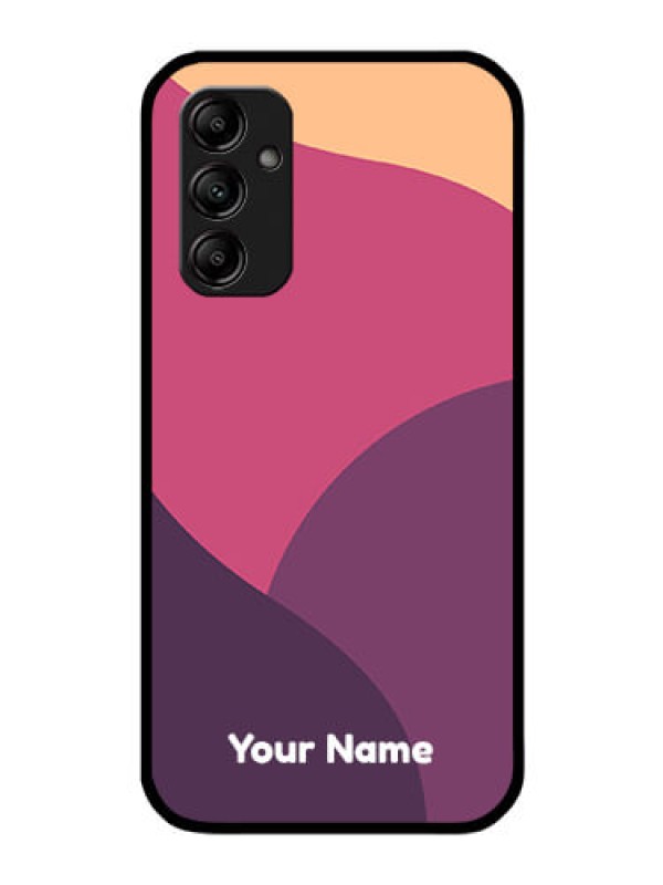 Custom Galaxy A14 4G Custom Glass Phone Case - Mixed Multi-colour abstract art Design