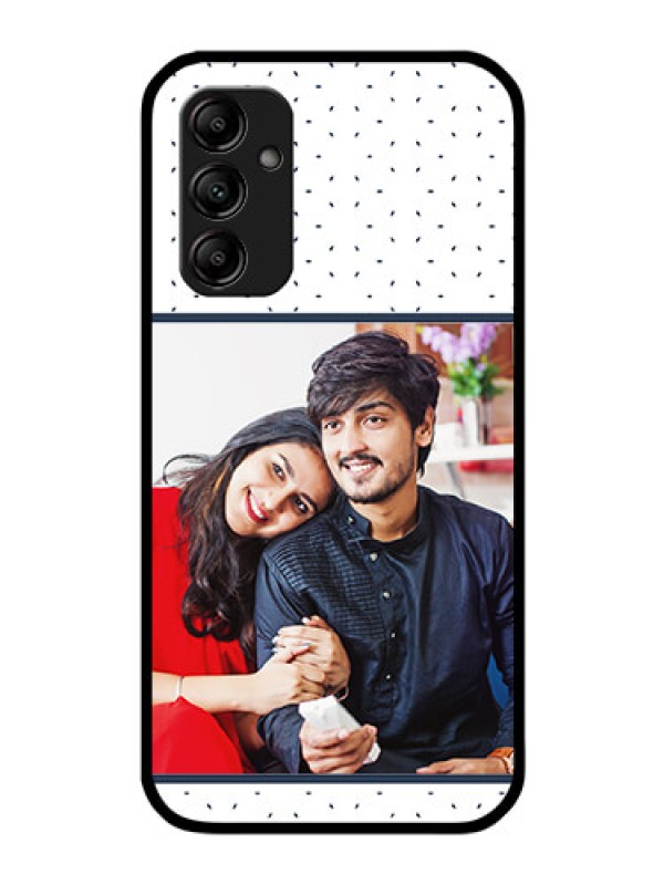 Custom Galaxy A14 5G Personalized Glass Phone Case - Premium Dot Design