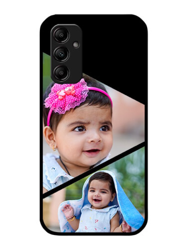 Custom Galaxy A14 5G Custom Glass Phone Case - Semi Cut Design