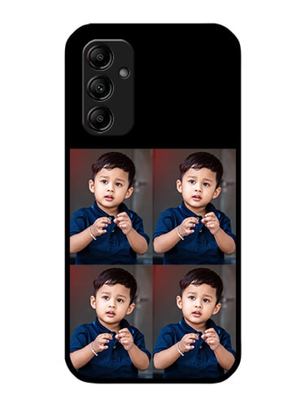Custom Galaxy A14 5G 4 Image Holder on Glass Mobile Cover