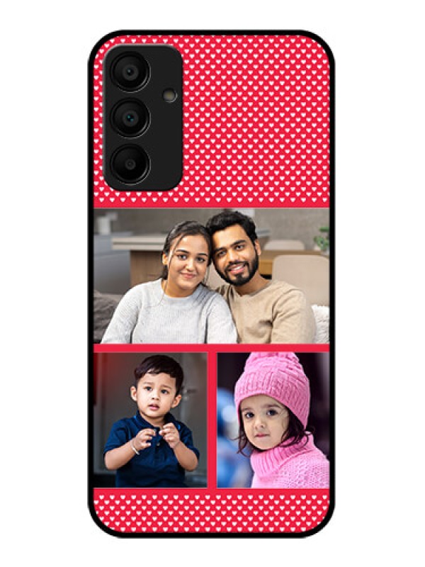 Custom Samsung Galaxy A15 5G Custom Glass Phone Case - Bulk Photo Upload Design