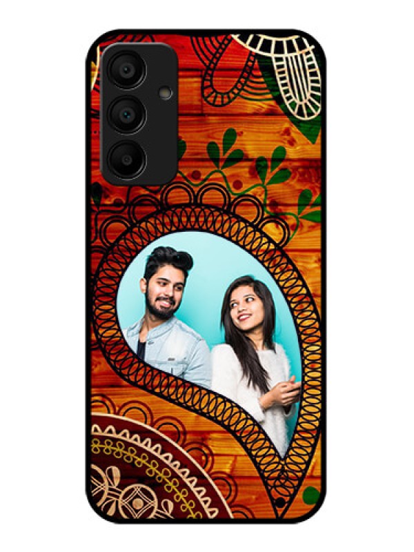 Custom Samsung Galaxy A15 5G Custom Glass Phone Case - Abstract Colorful Design