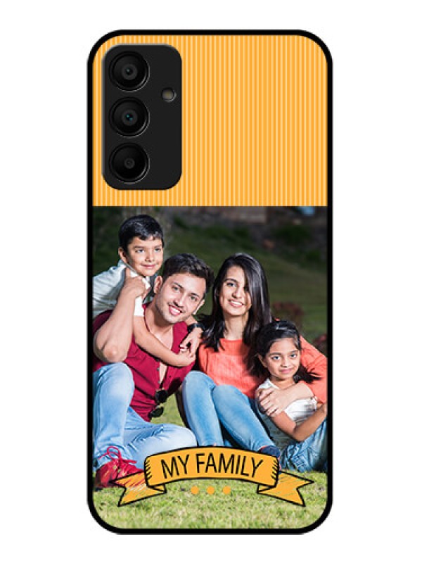 Custom Samsung Galaxy A15 5G Custom Glass Phone Case - My Family Design