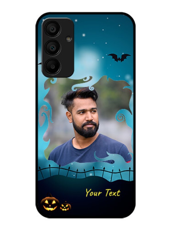 Custom Samsung Galaxy A15 5G Custom Glass Phone Case - Halloween Frame Design