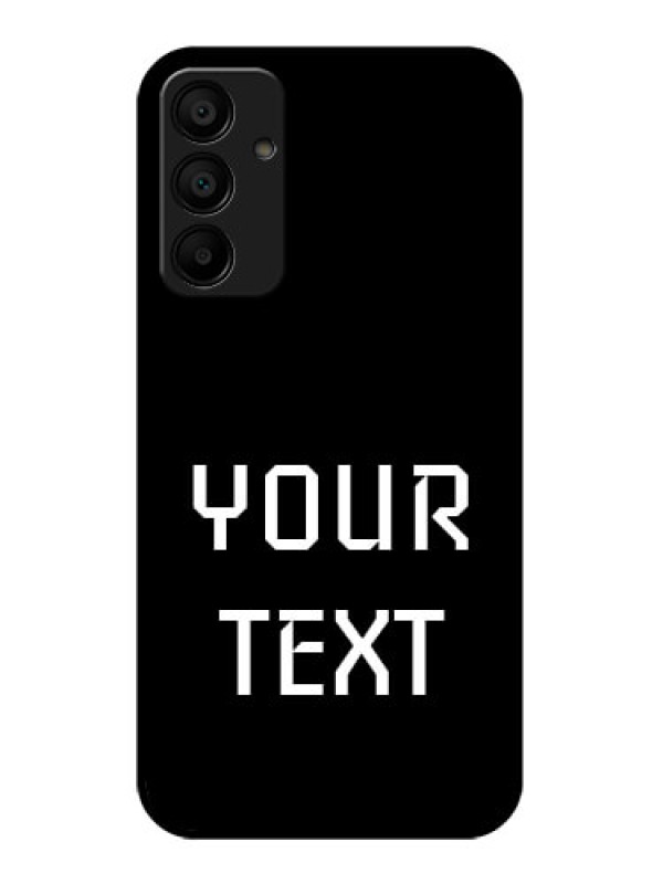 Custom Samsung Galaxy A15 5G Custom Glass Phone Case - Your Name Design