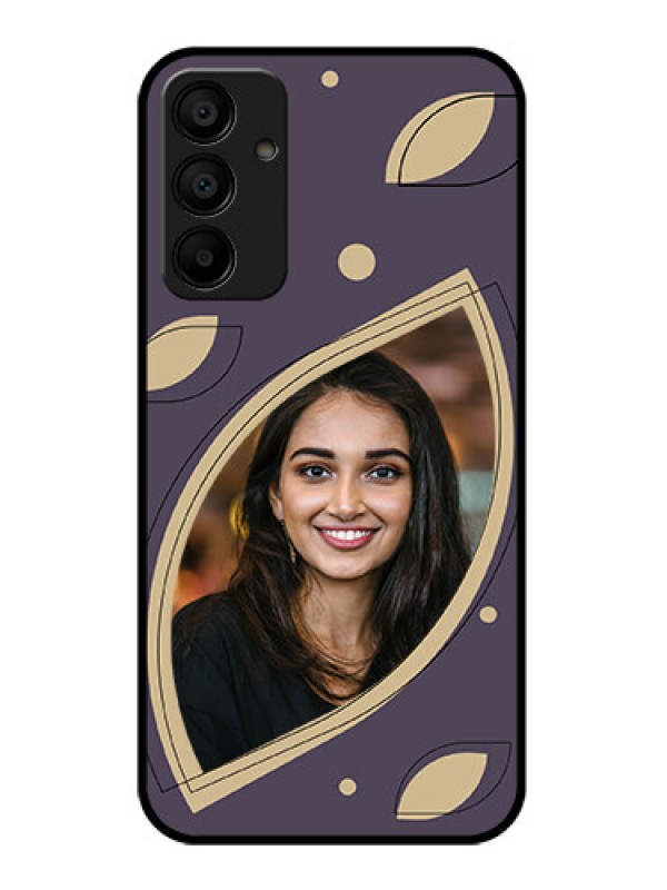 Custom Samsung Galaxy A15 5G Custom Glass Phone Case - Falling Leaf Design
