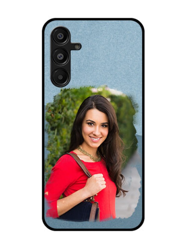 Custom Galaxy A16 5G Custom Glass Phone Case - Grunge Line Art Design