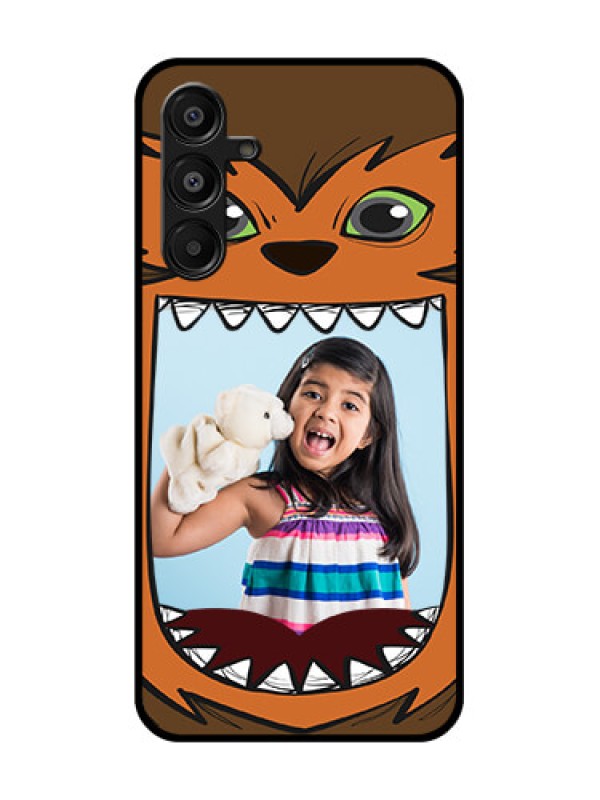 Custom Galaxy A16 5G Custom Glass Phone Case - Owl Monster Back Case Design