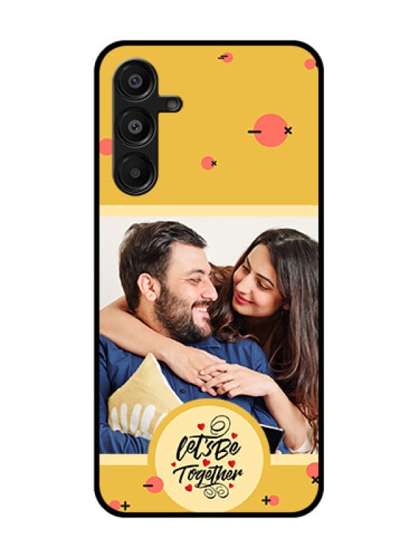 Custom Galaxy A16 5G Custom Glass Phone Case - Lets Be Together Design