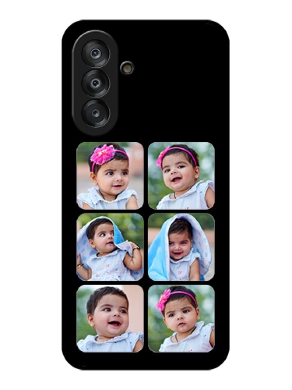 Custom Galaxy A17 5G Custom Glass Phone Case - Multiple Pictures Design
