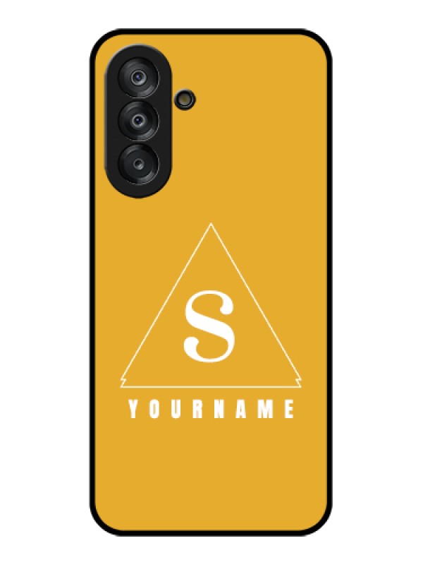 Custom Galaxy A17 5G Custom Glass Phone Case - Simple Triangle Design