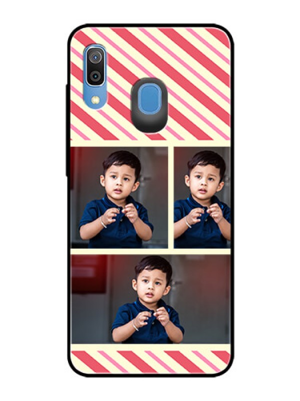 Custom Samsung Galaxy A20 Personalized Glass Phone Case  - Picture Upload Mobile Case Design