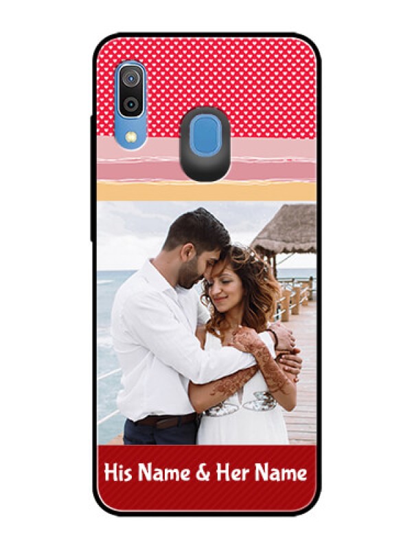 Custom Samsung Galaxy A20 Custom Glass Mobile Case  - Premium Case Design