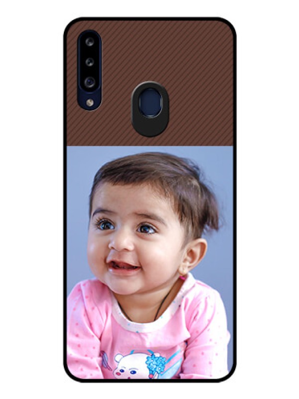 Custom Galaxy A20s Custom Glass Mobile Case - Elegant Case Design