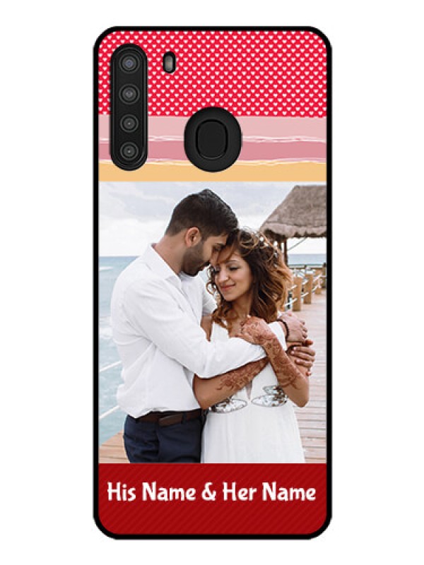 Custom Galaxy A21 Custom Glass Mobile Case - Premium Case Design
