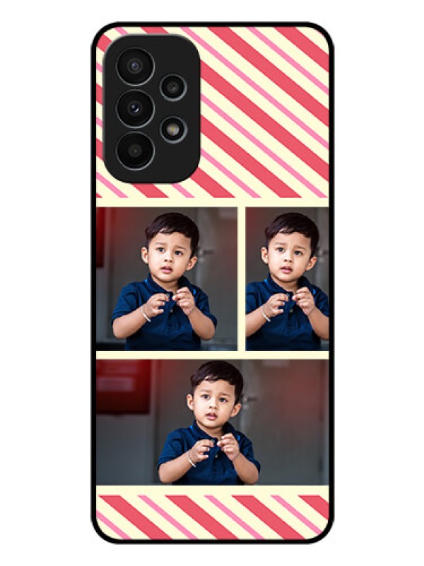 Custom Galaxy A23 4G Personalized Glass Phone Case - Picture Upload Mobile Case Design