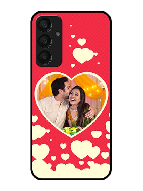 Custom Samsung Galaxy A25 5G Custom Glass Phone Case - Love Symbols Phone Cover Design