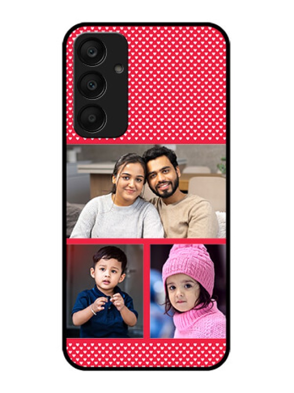 Custom Samsung Galaxy A25 5G Custom Glass Phone Case - Bulk Photo Upload Design