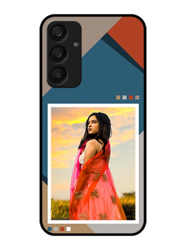 Custom Samsung Galaxy A25 5G Custom Glass Phone Case - Retro Color Pallet Design