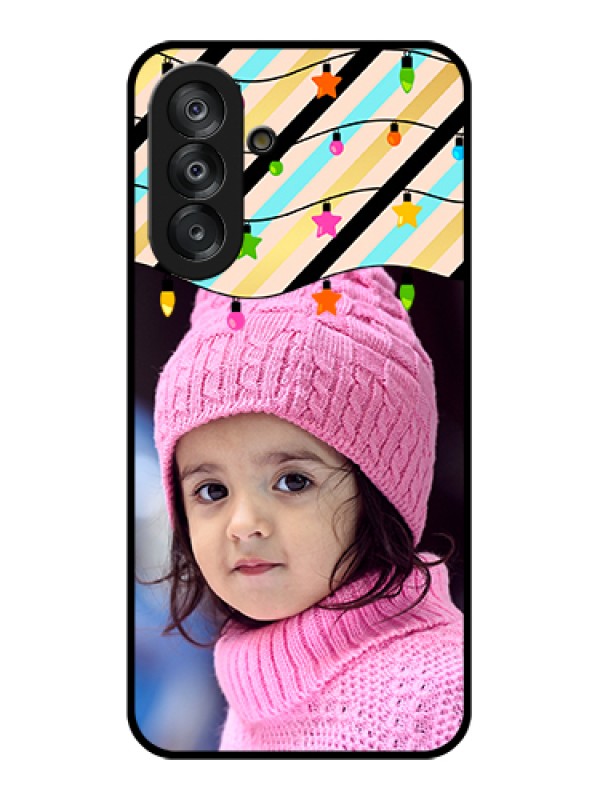 Custom Galaxy A26 5G Custom Glass Phone Case - Lights Hanging Design