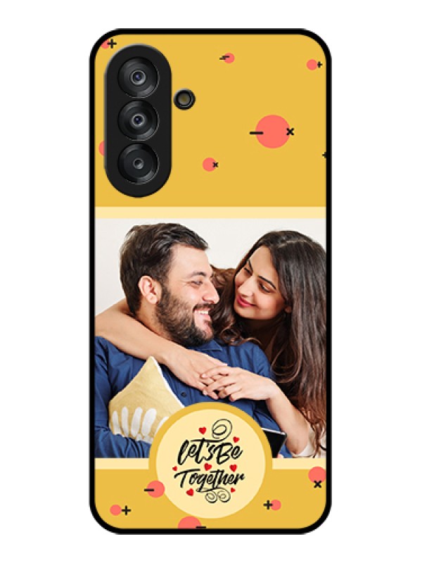 Custom Galaxy A26 5G Custom Glass Phone Case - Lets Be Together Design