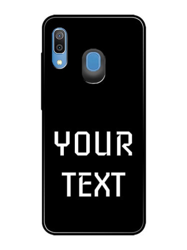 Custom Galaxy A30 Your Name on Glass Phone Case