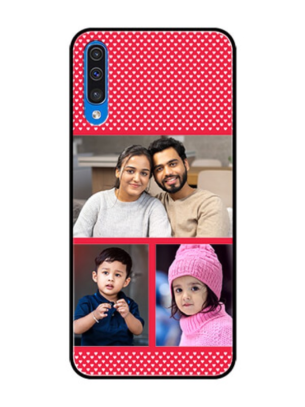 Custom Galaxy A30s Personalized Glass Phone Case  - Bulk Pic Upload Design