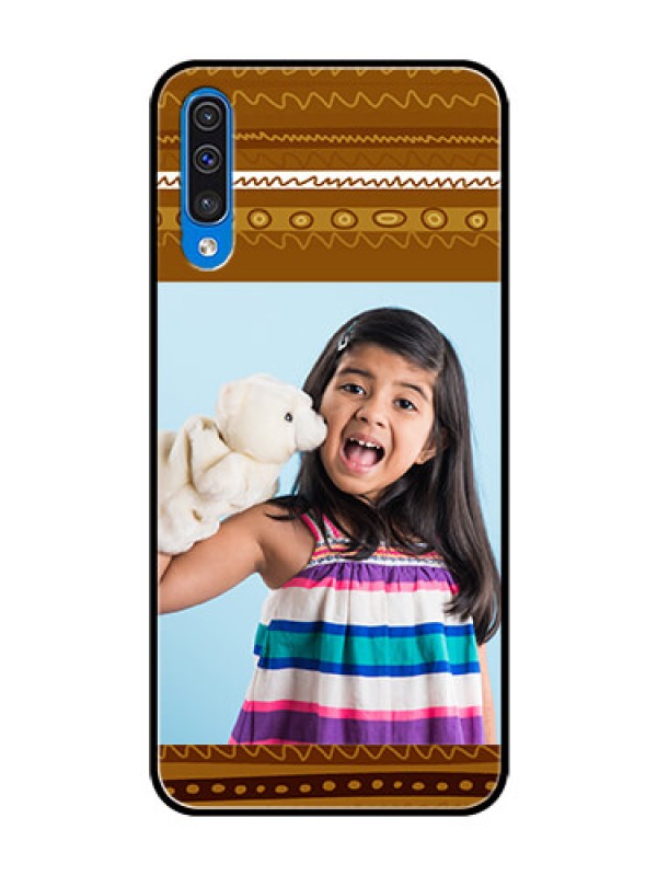 Custom Galaxy A30s Custom Glass Phone Case  - Friends Picture Upload Design 