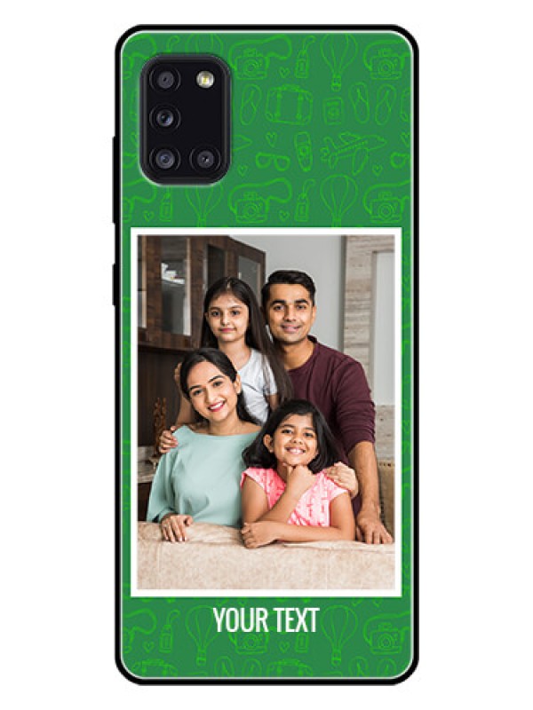 Custom Galaxy A31 Personalized Glass Phone Case  - Picture Upload Design