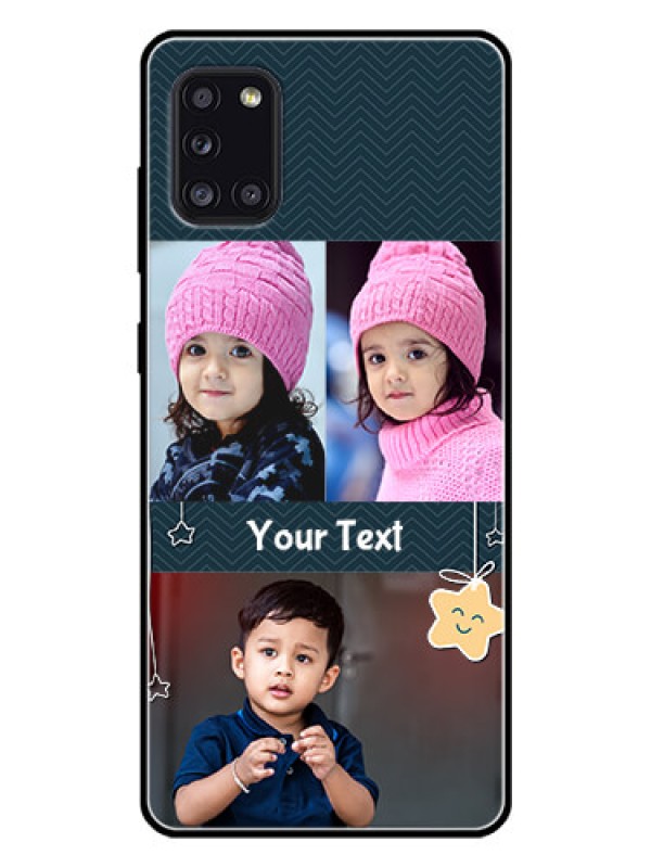 Custom Galaxy A31 Custom Glass Mobile Case  - Hanging Stars Design