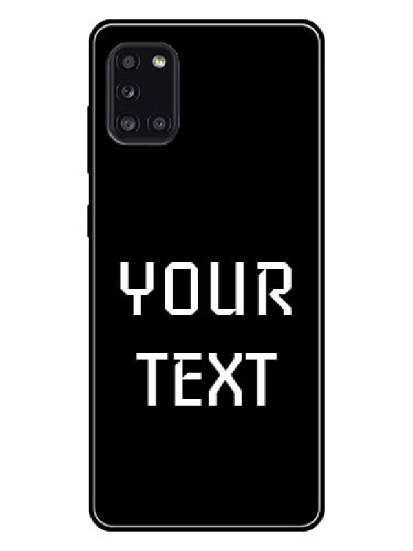 Custom Galaxy A31 Your Name on Glass Phone Case